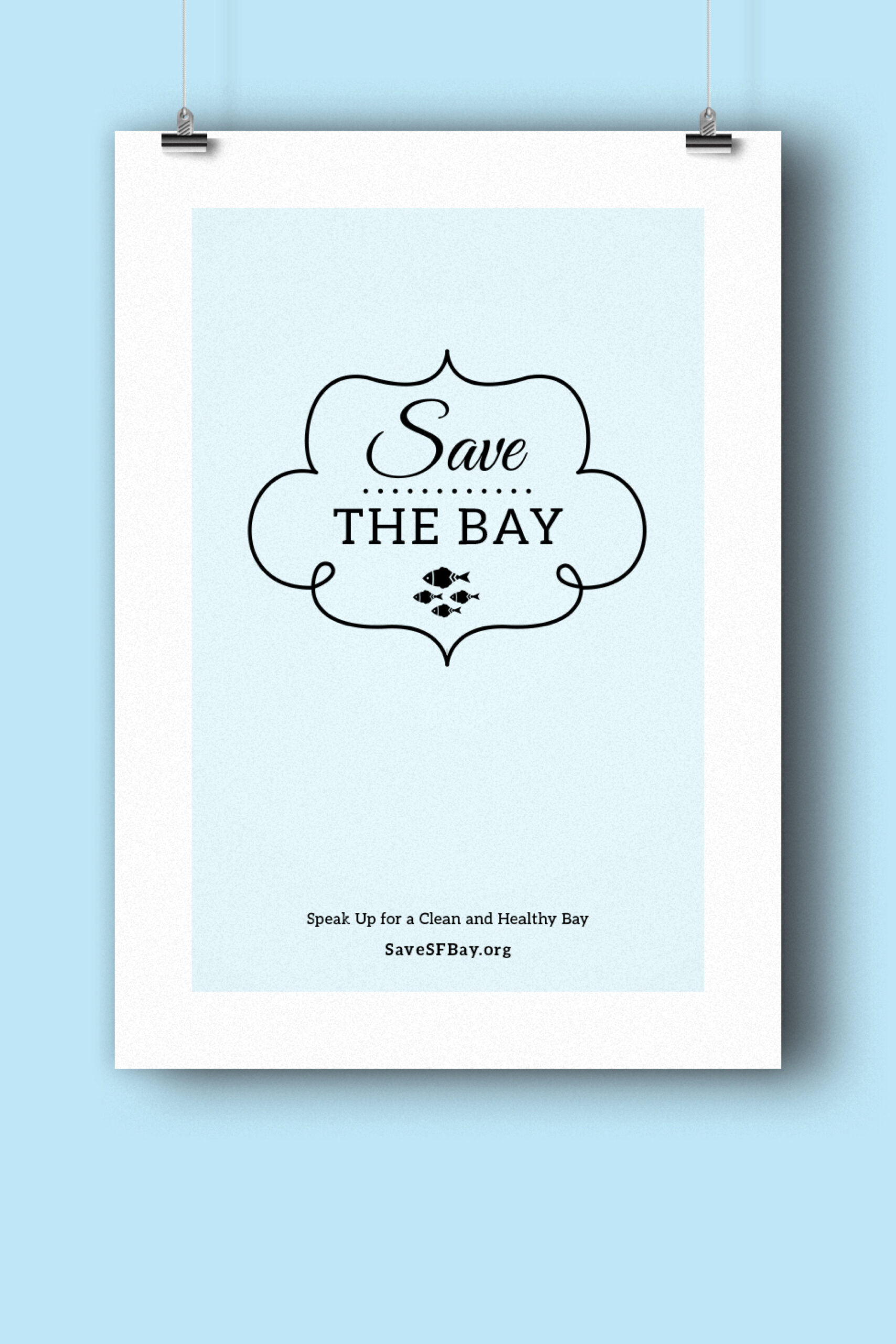 Save the Bay Logo Mockup
